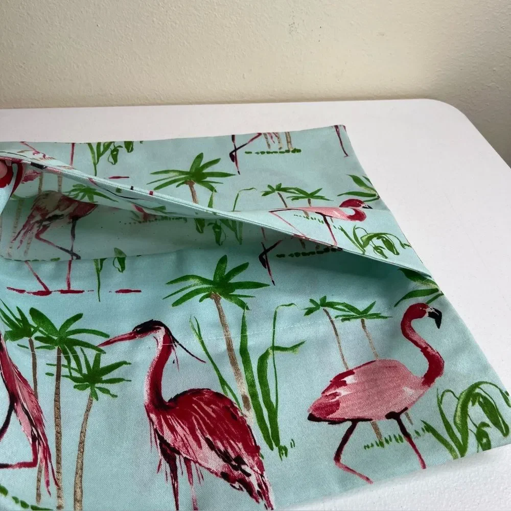 Handmade Seasonal Holiday Pillow COVERS 5 Pair Fall Summer Spring Flamingo 16 In